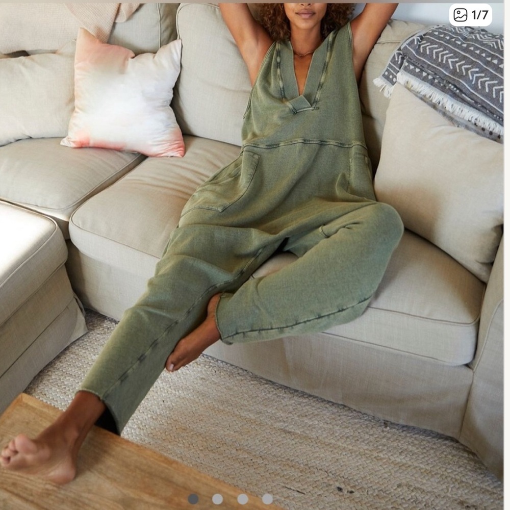 What’s up Onesie by Free people in size S 
in Spruce 🌲
